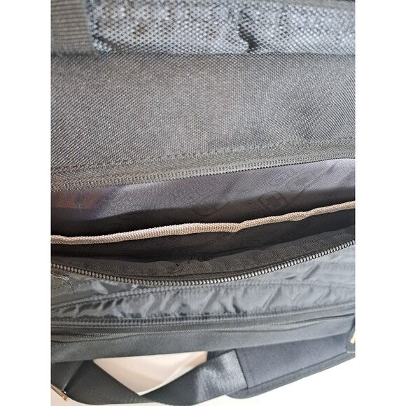 Ogio Multi Zip Messenger Laptop Black Bag Utility Travel Storage Pockets 18"x12" - Picture 6 of 13